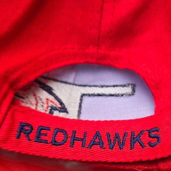 Oklahoma City Redhawks Baseball Team Adjustable Hat Cap OKC Red White Blue - Picture 5 of 8